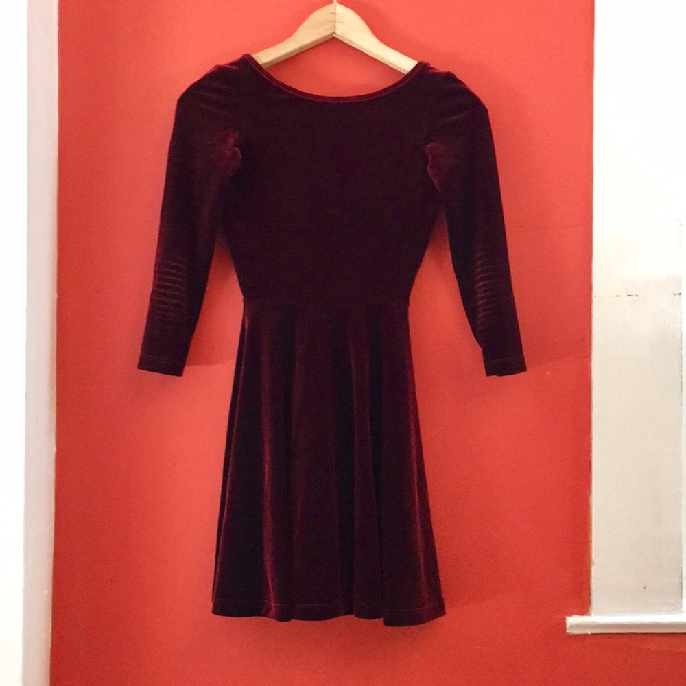 American Apparel backless skater dress XS